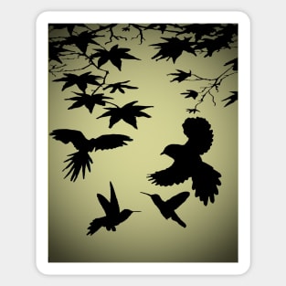 Birds and nature Sticker